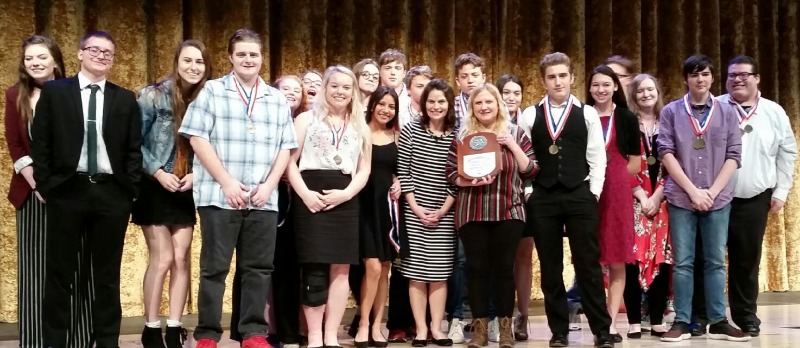 Picture of One Act Play cast.
