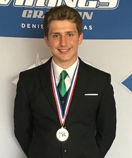 Austin Hays Regional Champ in Persuasive Speaking