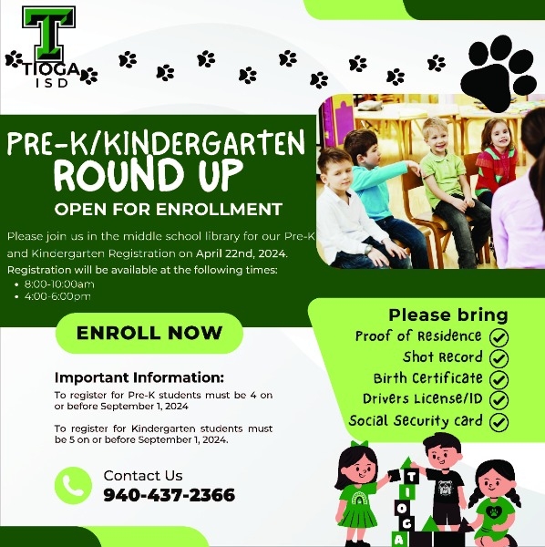 PreK/Kindergarter Round Up